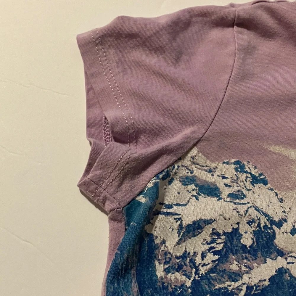 Disney Minnie Mouse and Gang with Mountain Background Lilac‎ Tee